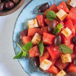 Salada de melancia grelhada com molho balsâmico salada-de-melancia-grelhada-com-molho-balsamico